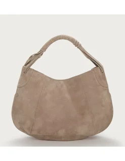 Suede Mini Hobo Bag