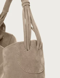 Suede Mini Hobo Bag