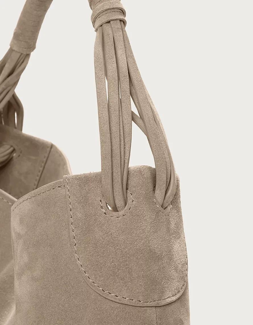 Suede Mini Hobo Bag