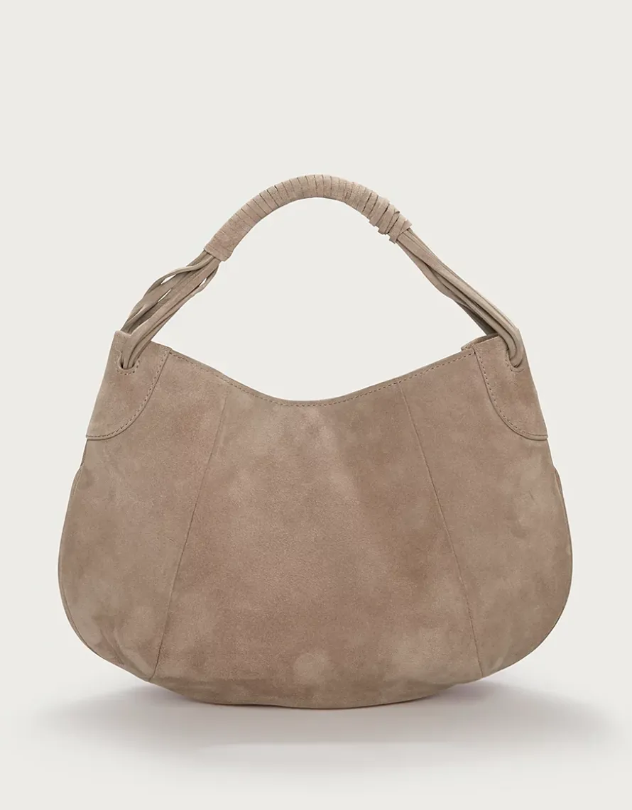 Suede Mini Hobo Bag
