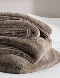 Super Soft Faux Fur Throw & Cushion Collection