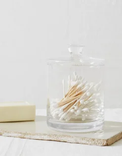 Tall Glass Storage Jar