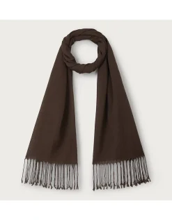 TENCEL™ Modal Wool Plain Fringe Scarf