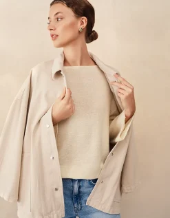 Textured Stitch Jumper with Cashmere