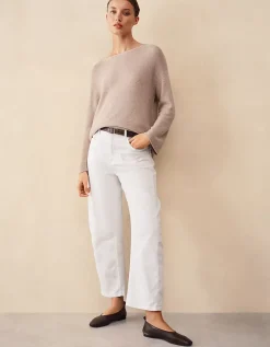 Textured Stitch Jumper with Cashmere