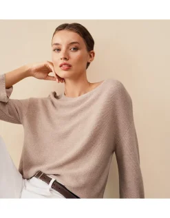 Textured Stitch Jumper with Cashmere