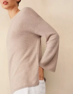 Textured Stitch Jumper with Cashmere