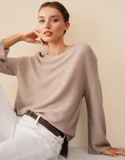 Textured Stitch Jumper with Cashmere