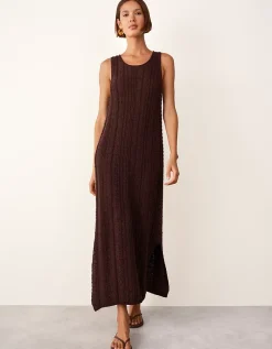 Textured Stitch Knitted Dress