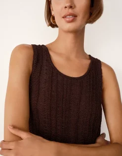 Textured Stitch Knitted Dress