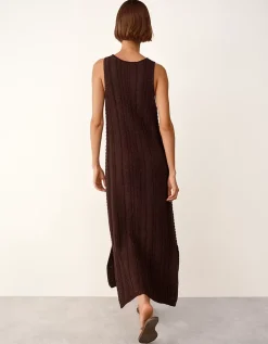 Textured Stitch Knitted Dress