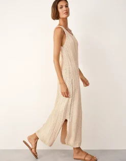 Textured Stitch Knitted Dress