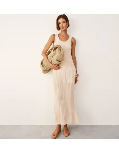 Textured Stitch Knitted Dress