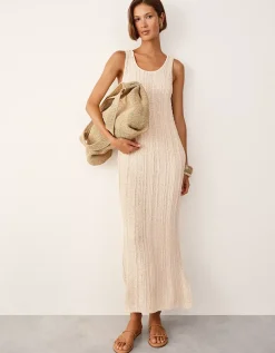 Textured Stitch Knitted Dress