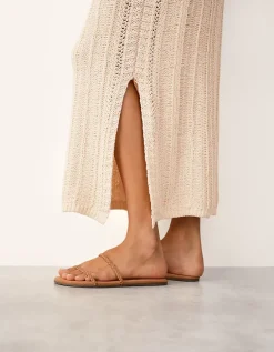 Textured Stitch Knitted Dress