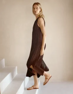 Textured Stitch Knitted Dress
