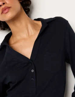 The Perfect Organic Cotton Rib Side Shirt