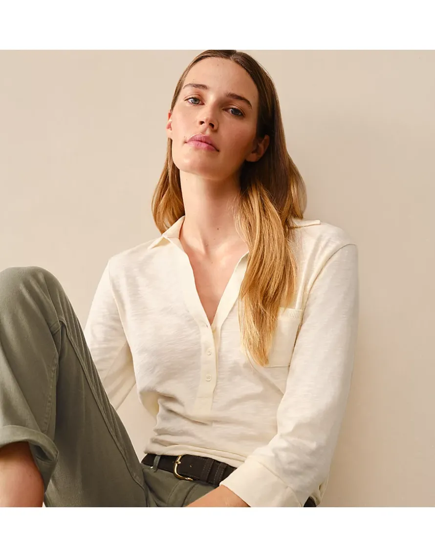 The Perfect Organic Cotton Rib Side Shirt