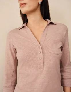 The Perfect Organic Cotton Rib Side Shirt