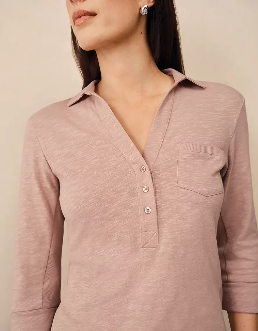 The Perfect Organic Cotton Rib Side Shirt