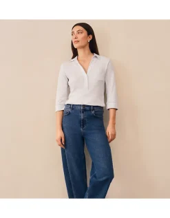 The Perfect Organic Cotton Rib Side Shirt