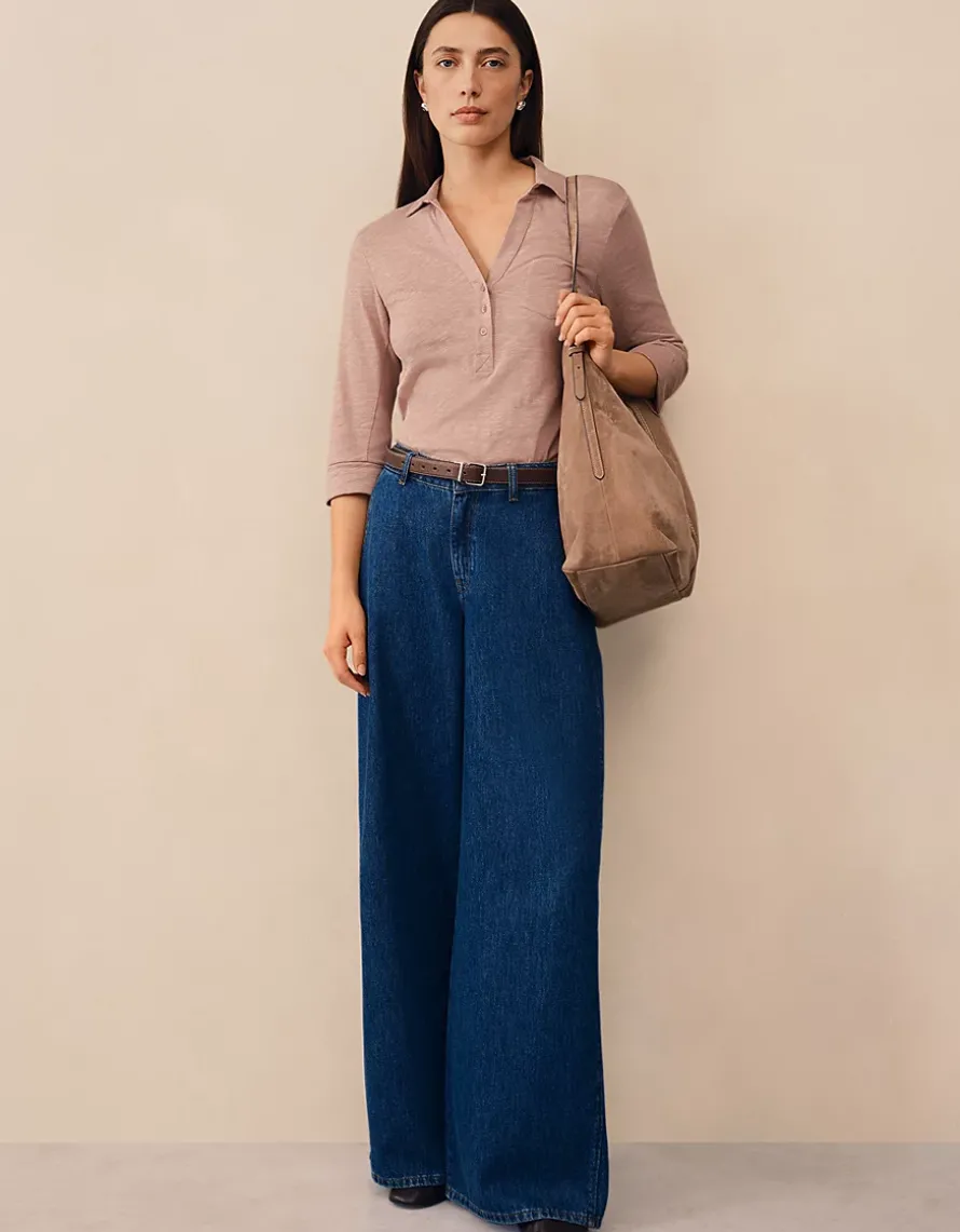 The Perfect Organic Cotton Rib Side Shirt