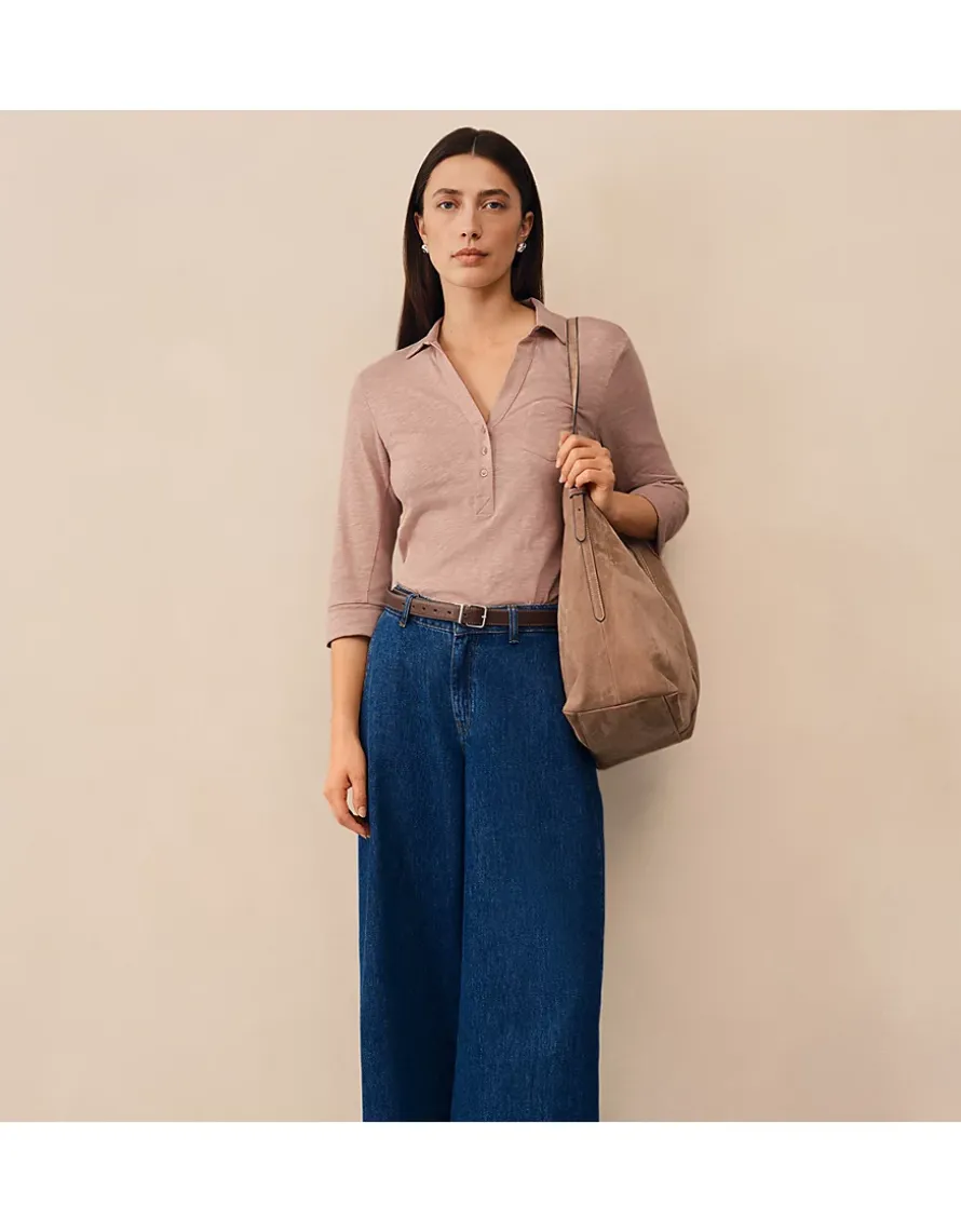 The Perfect Organic Cotton Rib Side Shirt