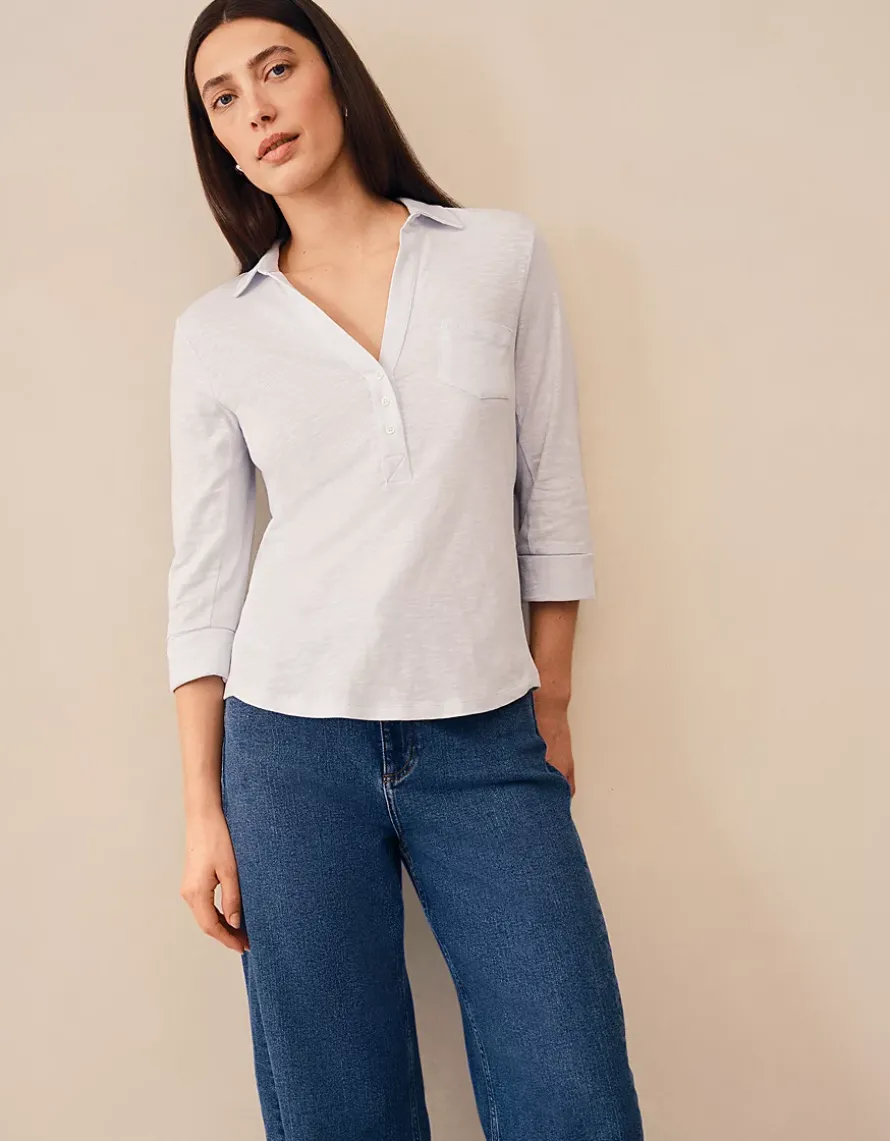 The Perfect Organic Cotton Rib Side Shirt