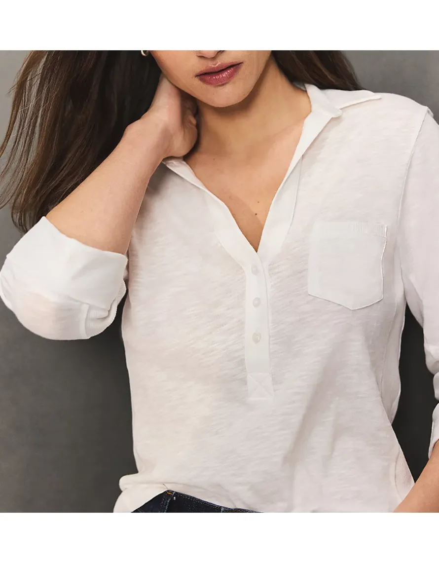 The Perfect Organic Cotton Rib Side Shirt