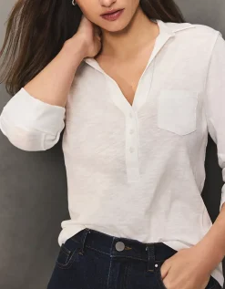 The Perfect Organic Cotton Rib Side Shirt