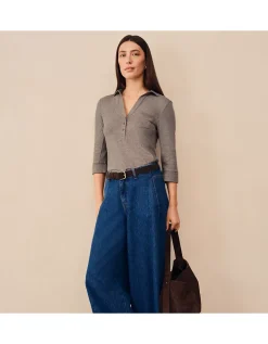 The Perfect Organic Cotton Rib Side Shirt
