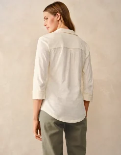 The Perfect Organic Cotton Rib Side Shirt