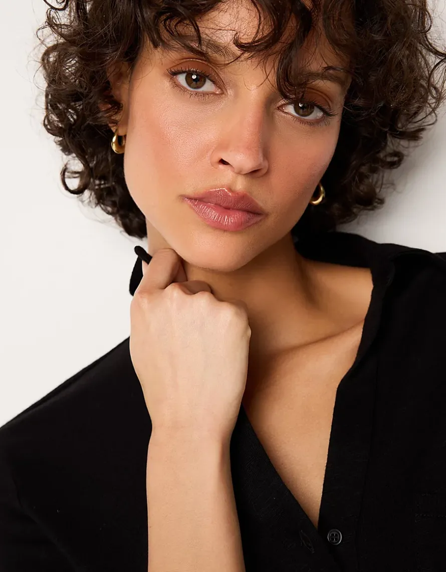 The Perfect Organic Cotton Rib Side Shirt