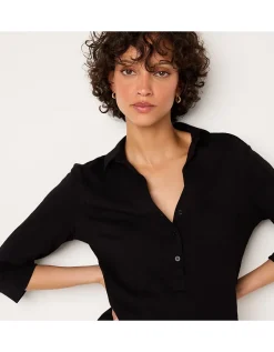 The Perfect Organic Cotton Rib Side Shirt