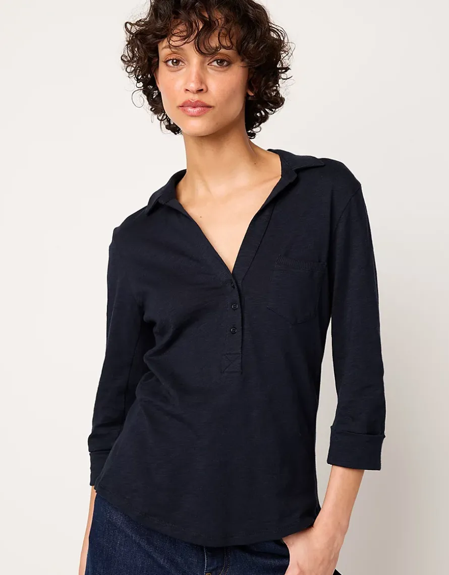 The Perfect Organic Cotton Rib Side Shirt
