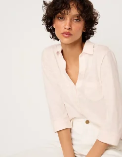 The Perfect Organic Cotton Rib Side Shirt