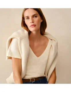 The Perfect Organic Cotton Slub V-Neck T-Shirt