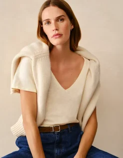 The Perfect Organic Cotton Slub V-Neck T-Shirt
