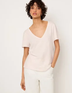 The Perfect Organic Cotton Slub V-Neck T-Shirt