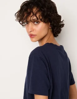 The Perfect Organic Cotton Slub Crew Neck T-Shirt