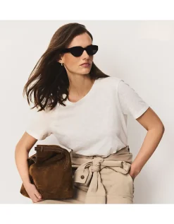 The Perfect Organic Cotton Slub Crew Neck T-Shirt