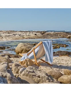 Tide Stripe Beach Towel