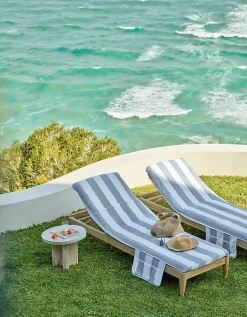 Tide Stripe Lounger Cover