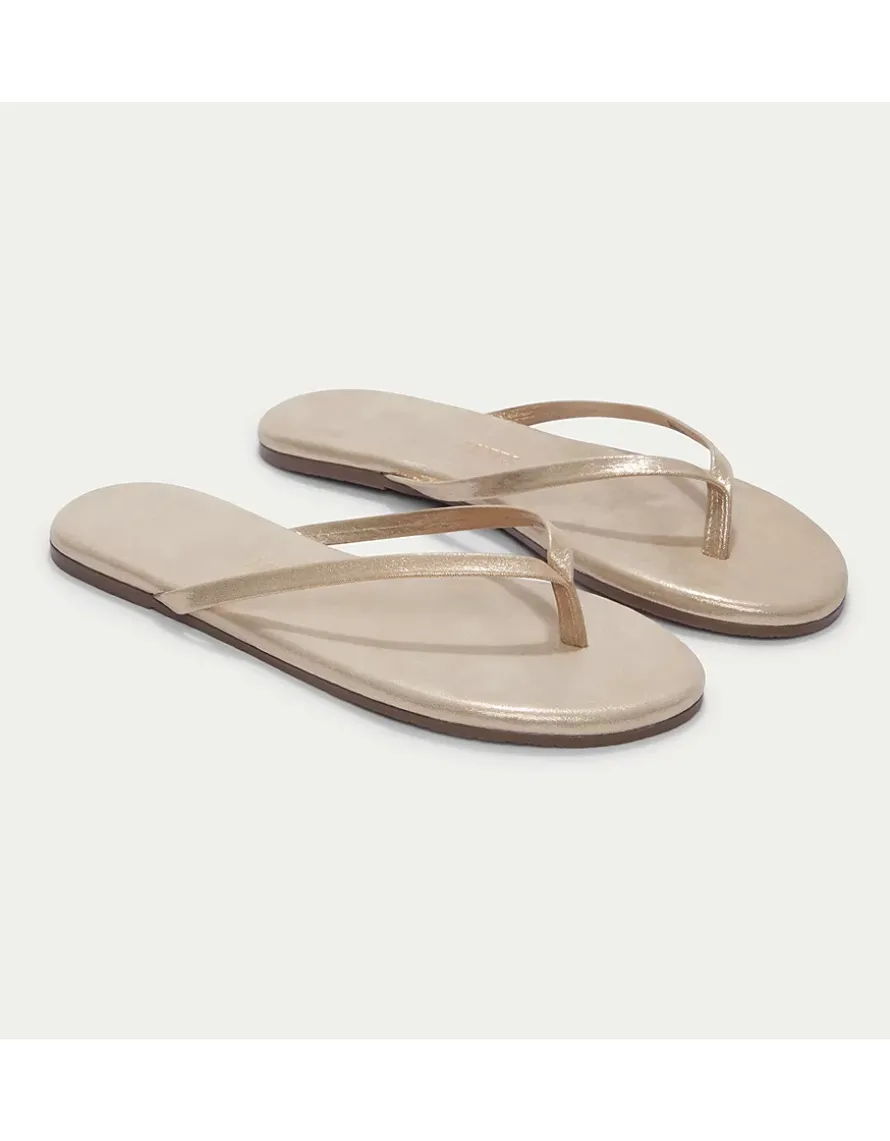 TKEES Lily Round Glitter Toe-Post Sandals