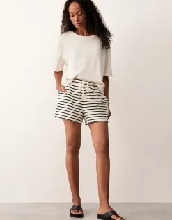 Towelling Stripe Short