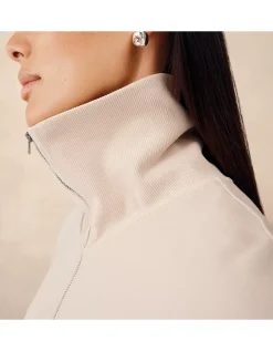 Travel Longline Half Zip Sweatshirt