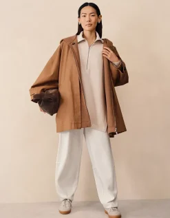 Travel Longline Half Zip Sweatshirt