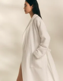 Unisex Organic Cotton Double Faced Waffle Robe