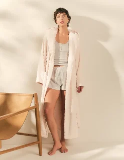 Unisex Organic Cotton Hooded Ribbed Hydrocotton Robe