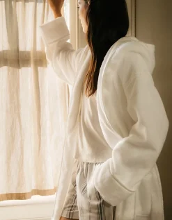 Unisex Organic Cotton Hydrocotton Hooded Robe